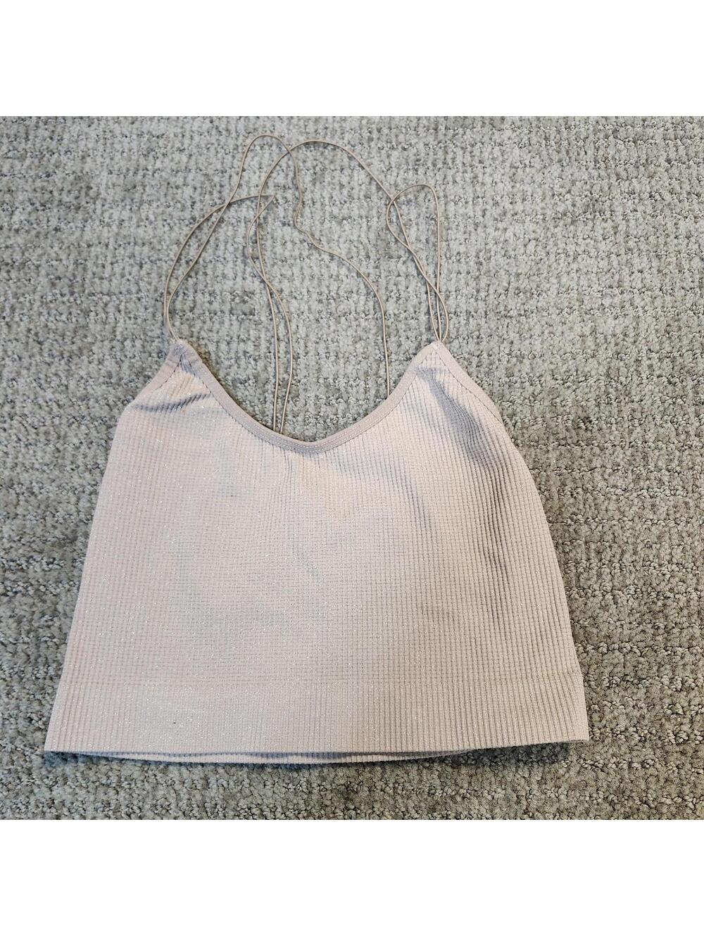 Urban Outfitters Out From Under Top Pink Sleeveless Cropped Women’s Size Small